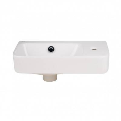 Будкрам купити Раковина Qtap Tern 450х260х155 White з донним клапаном QT17115117RW Раковина Qtap Tern 450х260х155 White з донним клапаном QT17115117RW 3
