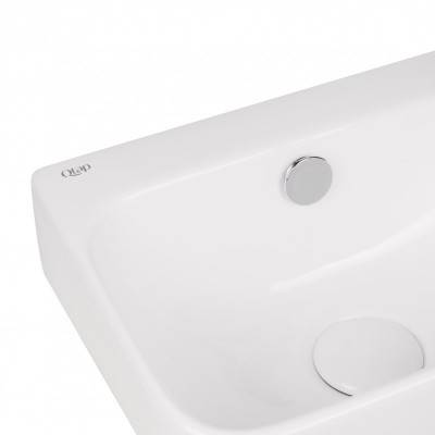 Будкрам купити Раковина Qtap Tern 450х260х155 White з донним клапаном QT17115117RW Раковина Qtap Tern 450х260х155 White з донним клапаном QT17115117RW 5