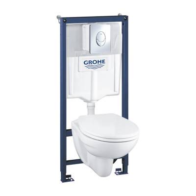 Будкрам купити Інсталяція з унітазом Grohe Solido Compact комплект 4 в 1 39400000