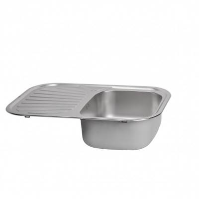 Будкрам купити Кухонна мийка Qtap 7448 0,8 мм Satin (QT7448SAT08) Кухонна мийка Qtap 7448 0,8 мм Satin (QT7448SAT08) 4