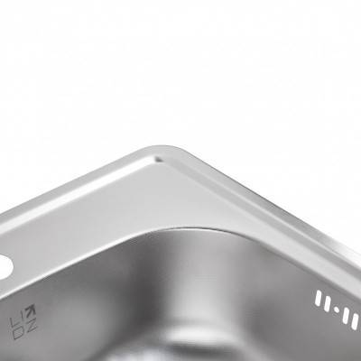 Будкрам купить Кухонная мойка Lidz 4848 0,6 мм Micro Decor (LIDZ4848MDDEC06) Кухонная мойка Lidz 4848 0,6 мм Micro Decor (LIDZ4848MDDEC06) 6