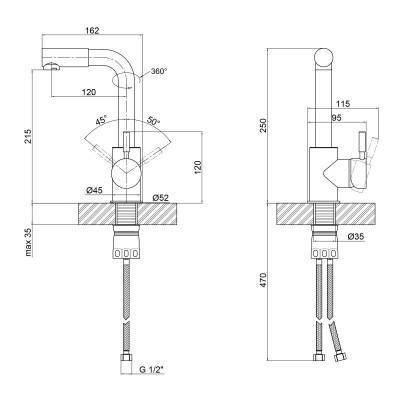 Будкрам купити Змішувач для кухні Lidz (NKS) 12 32 015F-12 Змішувач для кухні Lidz (NKS) 12 32 015F-12 2