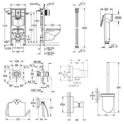 Будкрам купити Великий набір для дому Grohe Mega Bundle 39400MB0 Великий набір для дому Grohe Mega Bundle 39400MB0 3