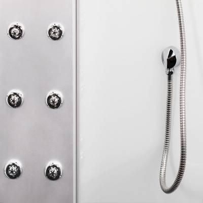 Будкрам купити Гідромасажний бокс Lidz Tani SBM100x100.SAT.HIGH.FB, скло Fabric 4 мм Гідромасажний бокс Lidz Tani SBM100x100.SAT.HIGH.FB, скло Fabric 4 мм 9