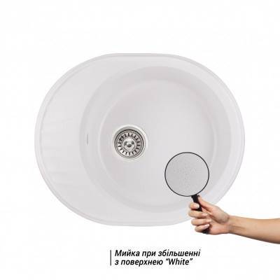 Будкрам купить Кухонная мойка Qtap CS 6151 White (QT6151WHI650) Кухонная мойка Qtap CS 6151 White (QT6151WHI650) 3