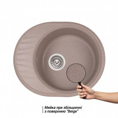 Будкрам купить Кухонная мойка Qtap CS 6151 Beige (QT6151BEI551) Кухонная мойка Qtap CS 6151 Beige (QT6151BEI551) 3