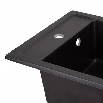 Будкрам купить Кухонная мойка Qtap CS 5046 Black (QT5046BLA404) Кухонная мойка Qtap CS 5046 Black (QT5046BLA404) 5