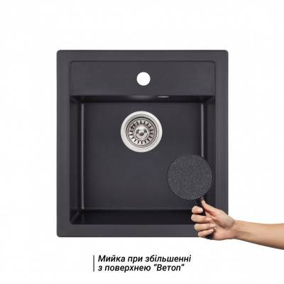 Будкрам купить Кухонная мойка Qtap CS 5046 Beton (QT5046BET502) Кухонная мойка Qtap CS 5046 Beton (QT5046BET502) 3