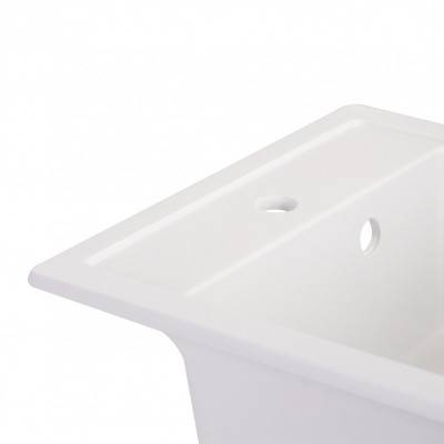 Будкрам купить Кухонная мойка Qtap CS 5046 White (QT5046WHI650) Кухонная мойка Qtap CS 5046 White (QT5046WHI650) 5