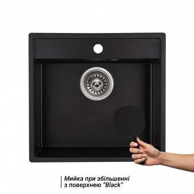 Будкрам купить Кухонная мойка Qtap CS 5250 Black (QT5250BLA404) Кухонная мойка Qtap CS 5250 Black (QT5250BLA404) 3