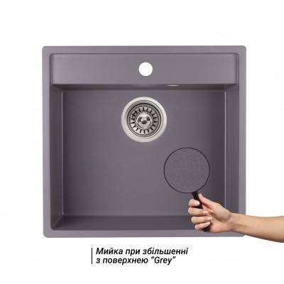 Будкрам купить Кухонная мойка Qtap CS 5250 Grey (QT5250GRE471) Кухонная мойка Qtap CS 5250 Grey (QT5250GRE471) 3