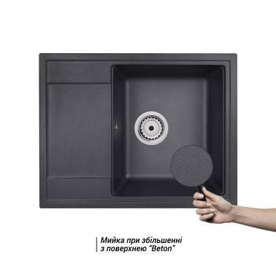 Будкрам купить Кухонная мойка Qtap CS 6450 Beton (QT6450BET502) Кухонная мойка Qtap CS 6450 Beton (QT6450BET502) 3