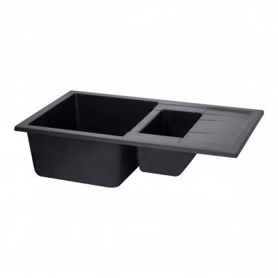 Будкрам купить Кухонная мойка с дополнительной чашей Qtap CS 7648 Beton (QT7648BET502) Кухонная мойка с дополнительной чашей Qtap CS 7648 Beton (QT7648BET502) 4