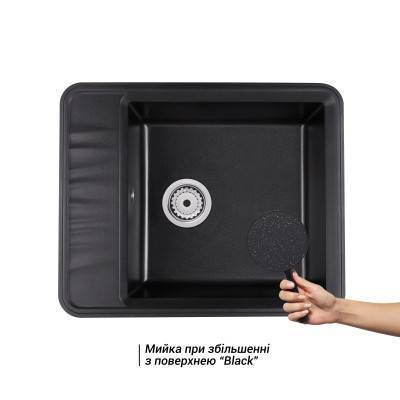 Будкрам купить Кухонная мойка Qtap CS 6250 Black (QT6250BLA404) Кухонная мойка Qtap CS 6250 Black (QT6250BLA404) 3