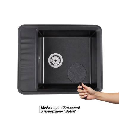 Будкрам купить Кухонная мойка Qtap CS 6250 Beton (QT6250BET502) Кухонная мойка Qtap CS 6250 Beton (QT6250BET502) 3