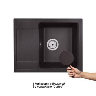 Будкрам купить Кухонная мойка Qtap CS 6450 Coffee (QT6450COF551) Кухонная мойка Qtap CS 6450 Coffee (QT6450COF551) 3