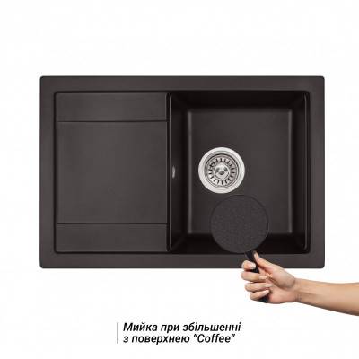 Будкрам купить Кухонная мойка Qtap CS 7449 Coffee (QT7449COF551) Кухонная мойка Qtap CS 7449 Coffee (QT7449COF551) 3