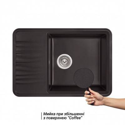 Будкрам купить Кухонная мойка Qtap CS 7440 Coffee (QT7440COF551) Кухонная мойка Qtap CS 7440 Coffee (QT7440COF551) 3