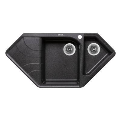 Будкрам купить Кухонная мойка с дополнительной чашей Lidz 1000x500/225 GRF-13 (LIDZGRF131000500225)