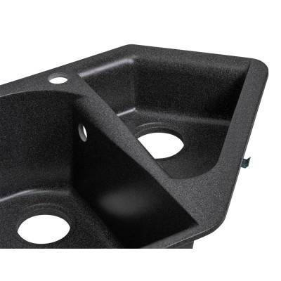 Будкрам купить Кухонная мойка с дополнительной чашей Lidz 1000x500/225 GRF-13 (LIDZGRF131000500225) Кухонная мойка с дополнительной чашей Lidz 1000x500/225 GRF-13 (LIDZGRF131000500225) 6