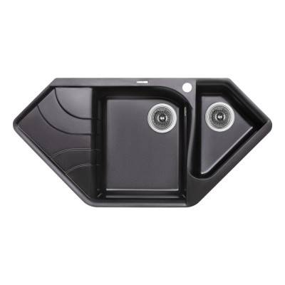 Будкрам купить Кухонная мойка с дополнительной чашей Lidz 1000x500/225 BLM-14 (LIDZBLM141000500225)