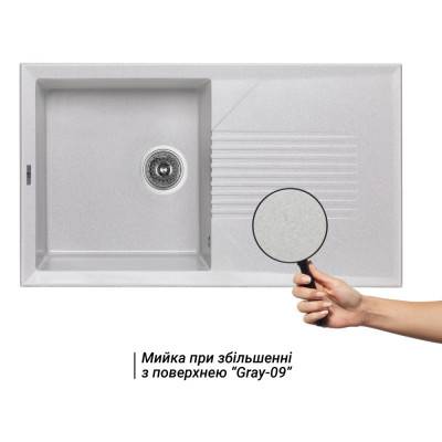 Будкрам купить Кухонная мойка Lidz 860х500/240 GRA-09 (LIDZGRA09860500240) Кухонная мойка Lidz 860х500/240 GRA-09 (LIDZGRA09860500240) 3
