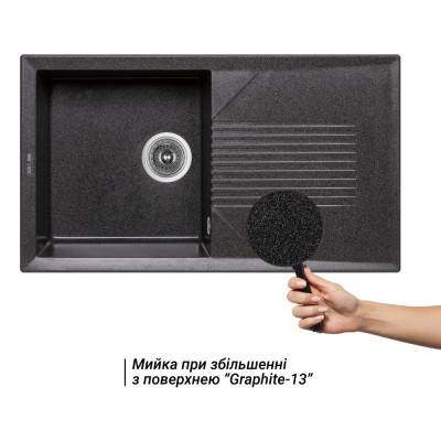 Будкрам купить Кухонная мойка Lidz 860х500/240 GRF-13 (LIDZGRF13860500240) Кухонная мойка Lidz 860х500/240 GRF-13 (LIDZGRF13860500240) 3