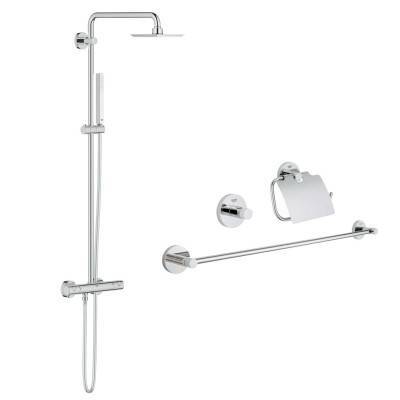 Будкрам купити Комплект Grohe душова система Euphoria 27932000 + набір аксесуарів Essentials 40775001