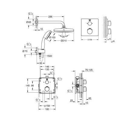 Будкрам купити Душова система Grohe Grohtherm 34729000 Душова система Grohe Grohtherm 34729000 2
