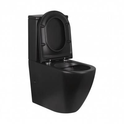 Будкрам купить Унитаз-компакт Qtap Robin безободковый с сиденьем Soft-close QT13222141ARMB Унитаз-компакт Qtap Robin безободковый с сиденьем Soft-close QT13222141ARMB 12