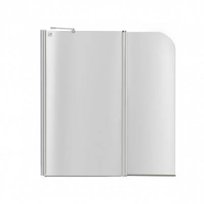 Будкрам купити Штора на ванну Lidz Brama SS120x140L.CRM.TR скло прозоре 6 мм, ліва