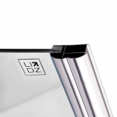 Будкрам купити Штора на ванну Lidz Brama SS120x140R.CRM.TR скло прозоре 6 мм, права Штора на ванну Lidz Brama SS120x140R.CRM.TR скло прозоре 6 мм, права 3