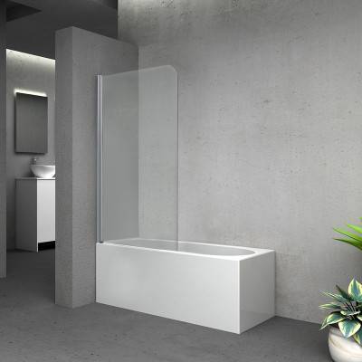 Будкрам купити Штора на ванну Lidz Brama SS80x140L.CRM.TR скло прозоре 6 мм, ліва Штора на ванну Lidz Brama SS80x140L.CRM.TR скло прозоре 6 мм, ліва 8