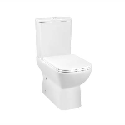 Будкрам купить Унитаз-компакт Qtap Aries безободковый с сиденьем Soft-close QT03222171ARW