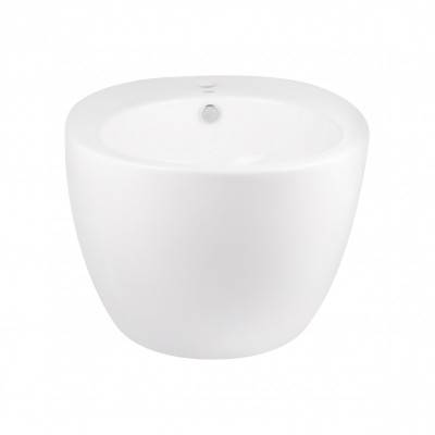 Будкрам купить Раковина подвесная моноблок Qtap Robin 520х520х400 White с донным клапаном QT1311001GW