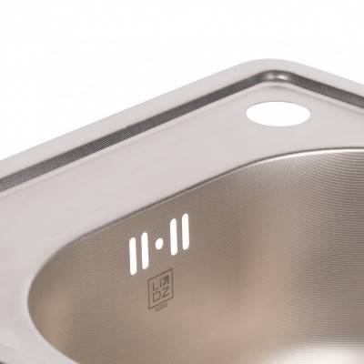 Будкрам купить Кухонная мойка Lidz 3838 0,6 мм Micro Decor (LIDZ3838MDEC06) Кухонная мойка Lidz 3838 0,6 мм Micro Decor (LIDZ3838MDEC06) 6