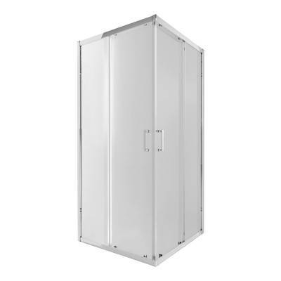 Будкрам купити Душова кабіна Qtap Taurus CRM1011SC6 100x100 см, скло Clear 6 мм, покриття CalcLess без піддону