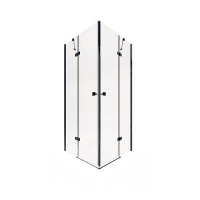 Будкрам купить Душевая кабина Qtap Crow BLA1099SC6 90x90 см, стекло Clear 6 мм, покрытие CalcLess без поддона