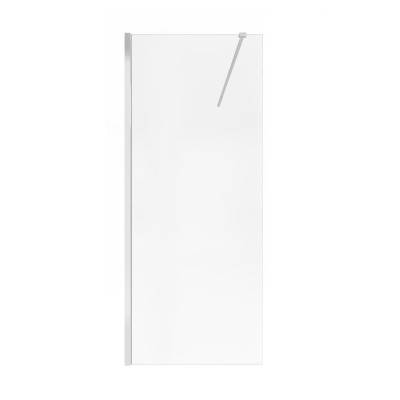 Будкрам купить Душевая перегородка Qtap Walk-In Standard CRM209.C8 90х190 см, стекло Clear 8 мм, покрытие CalcLess