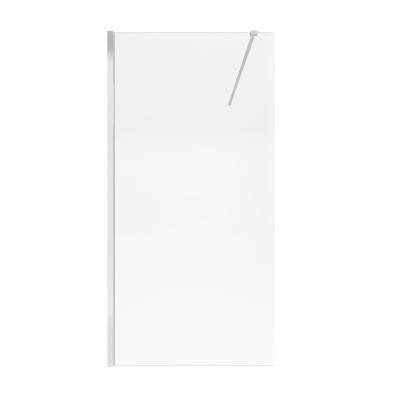 Будкрам купить Душевая перегородка Qtap Walk-In Standard CRM201.C8 100х190 см, стекло Clear 8 мм, покрытие CalcLess