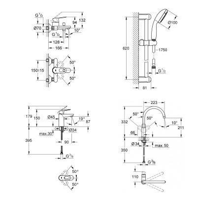 Будкрам купити Великий набір для дому Grohe Mega Bundle 39117MB1 Великий набір для дому Grohe Mega Bundle 39117MB1 11