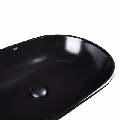 Будкрам купить Раковина-чаша Qtap Leo 585х380х180 Matt black с донным клапаном QT1111A028MB Раковина-чаша Qtap Leo 585х380х180 Matt black с донным клапаном QT1111A028MB 5