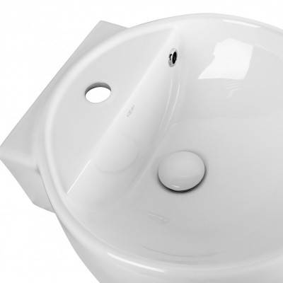 Будкрам купити Раковина-чаша Qtap Swan 425х435х195 White з донним клапаном QT1611A005W Раковина-чаша Qtap Swan 425х435х195 White з донним клапаном QT1611A005W 5