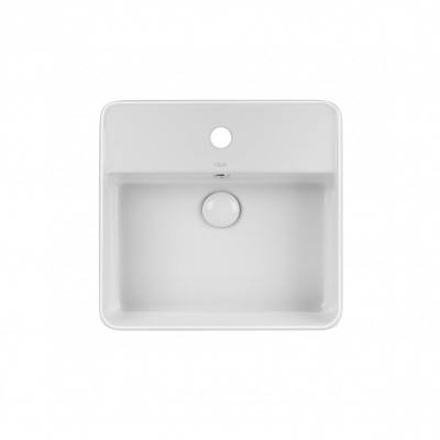 Будкрам купить Раковина-чаша Qtap Crow 420х420х145 White с донным клапаном QT0511A054TW