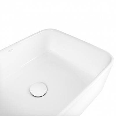 Будкрам купити Раковина-чаша Qtap Tern 500х370х200 White з донним клапаном QT1711A048W Раковина-чаша Qtap Tern 500х370х200 White з донним клапаном QT1711A048W 5