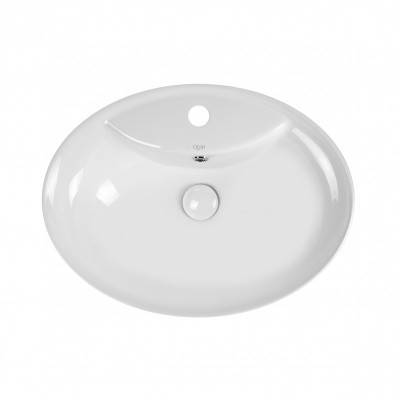 Будкрам купить Раковина Qtap Stork 546х406х180 White с донным клапаном QT1511L737W