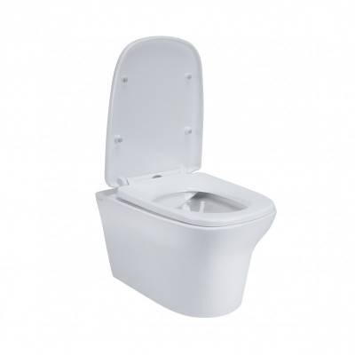 Будкрам купити Унітаз підвісний Qtap Gemini безободковий з сидінням Soft-close QT25332614EW Унітаз підвісний Qtap Gemini безободковий з сидінням Soft-close QT25332614EW 12