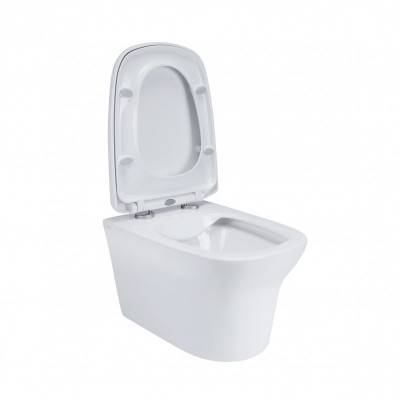 Будкрам купити Унітаз підвісний Qtap Gemini безободковий з сидінням Soft-close QT25332614EW Унітаз підвісний Qtap Gemini безободковий з сидінням Soft-close QT25332614EW 13