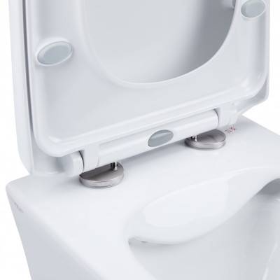 Будкрам купити Унітаз підвісний Qtap Gemini безободковий з сидінням Soft-close QT25332614EW Унітаз підвісний Qtap Gemini безободковий з сидінням Soft-close QT25332614EW 5