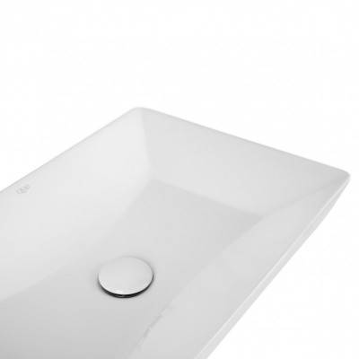 Будкрам купить Раковина Qtap Crow 558х372х145 White с донным клапаном QT0511L739W Раковина Qtap Crow 558х372х145 White с донным клапаном QT0511L739W 5